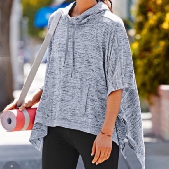 Athleta Tops - ATHLETA Blissful poncho in Heather gray | S